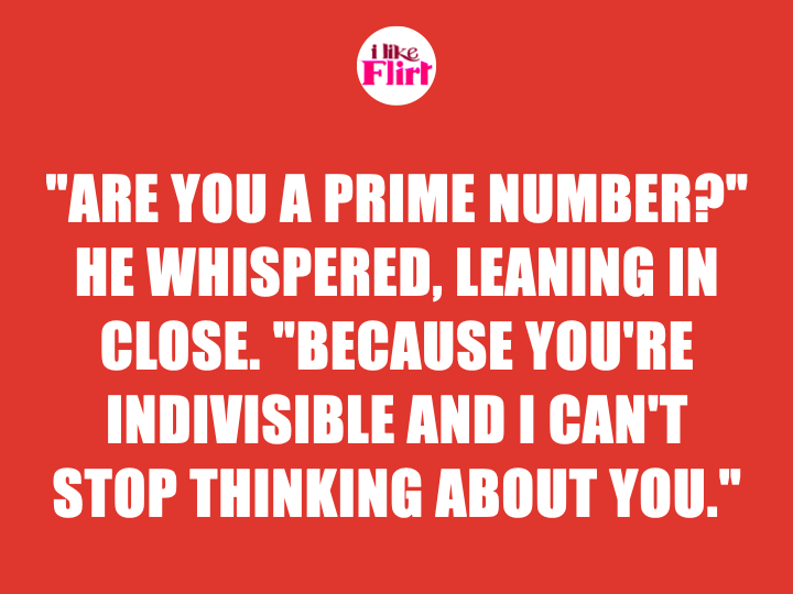 Math pickup line in use - 